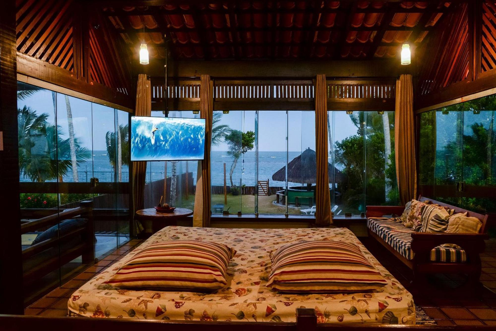 Casa De Frente Para A Praia - Arraial D' Ajuda Porto Seguro Esterno foto