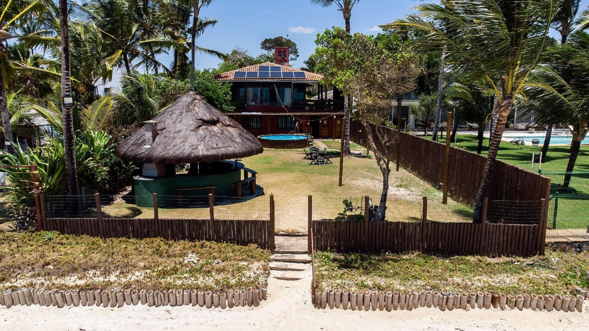 Casa De Frente Para A Praia - Arraial D' Ajuda Porto Seguro Esterno foto